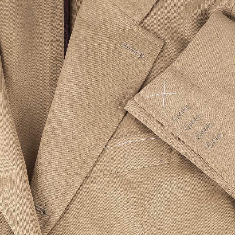 Rubinacci Serie Limitata Giacca In Cotone E Lino Biscotto