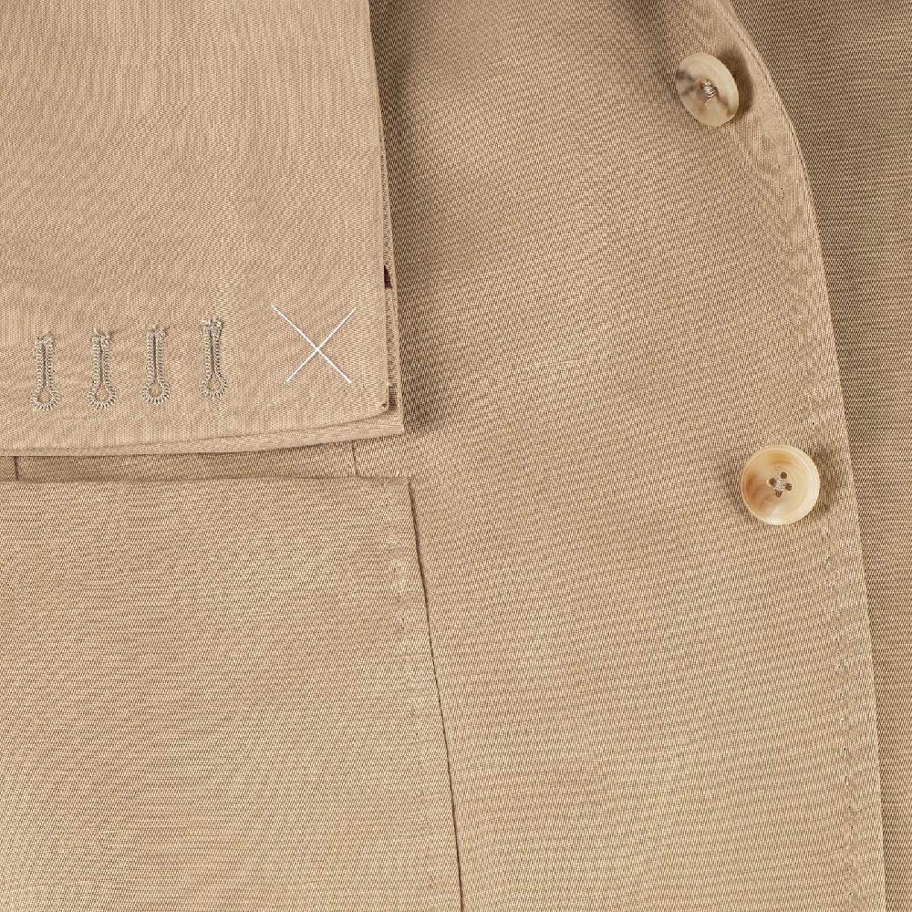 Rubinacci Serie Limitata Giacca In Cotone E Lino Biscotto