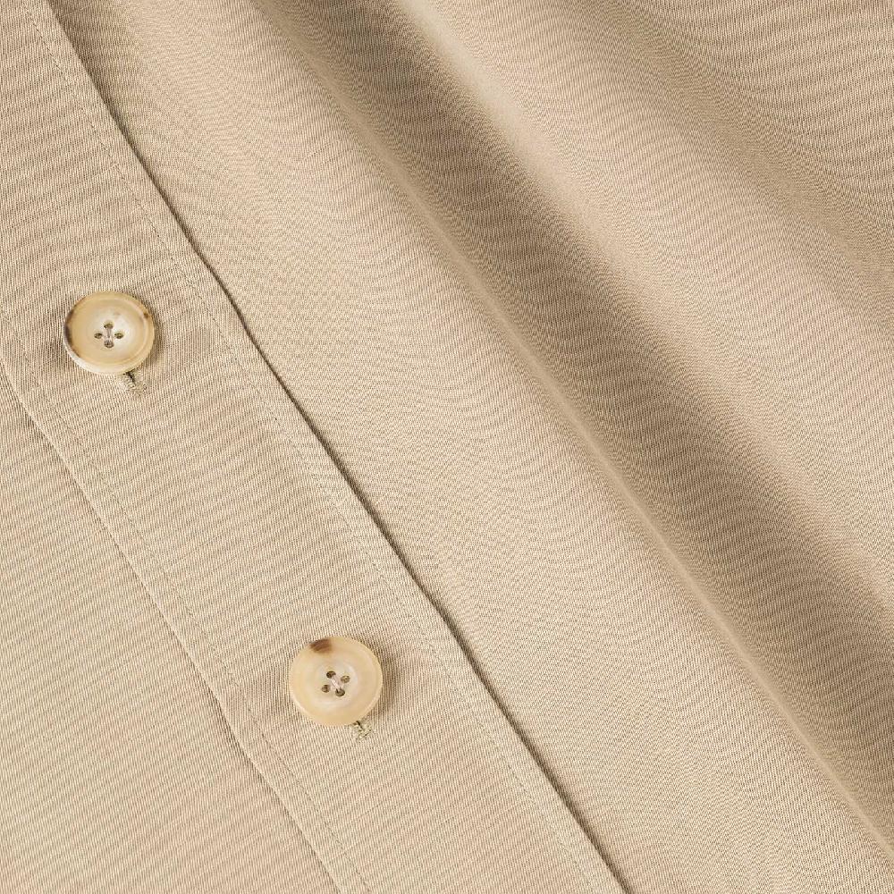 Rubinacci Serie Limitata Overshirt In Cotone E Lino Biscotto