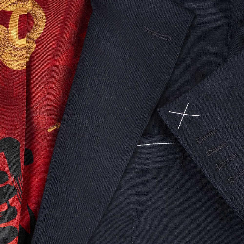 Rubinacci Serie Limitata Samurai Giacca In Cashmere Blu