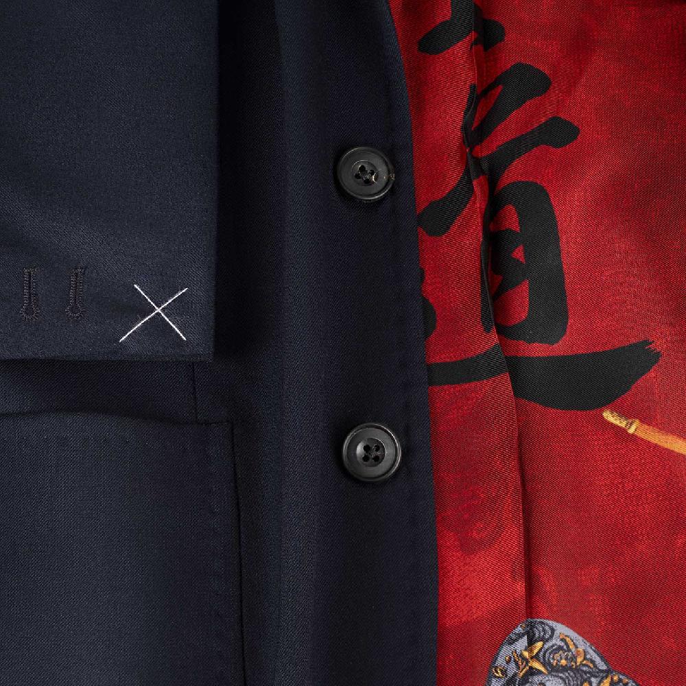 Rubinacci Serie Limitata Samurai Giacca In Cashmere Blu