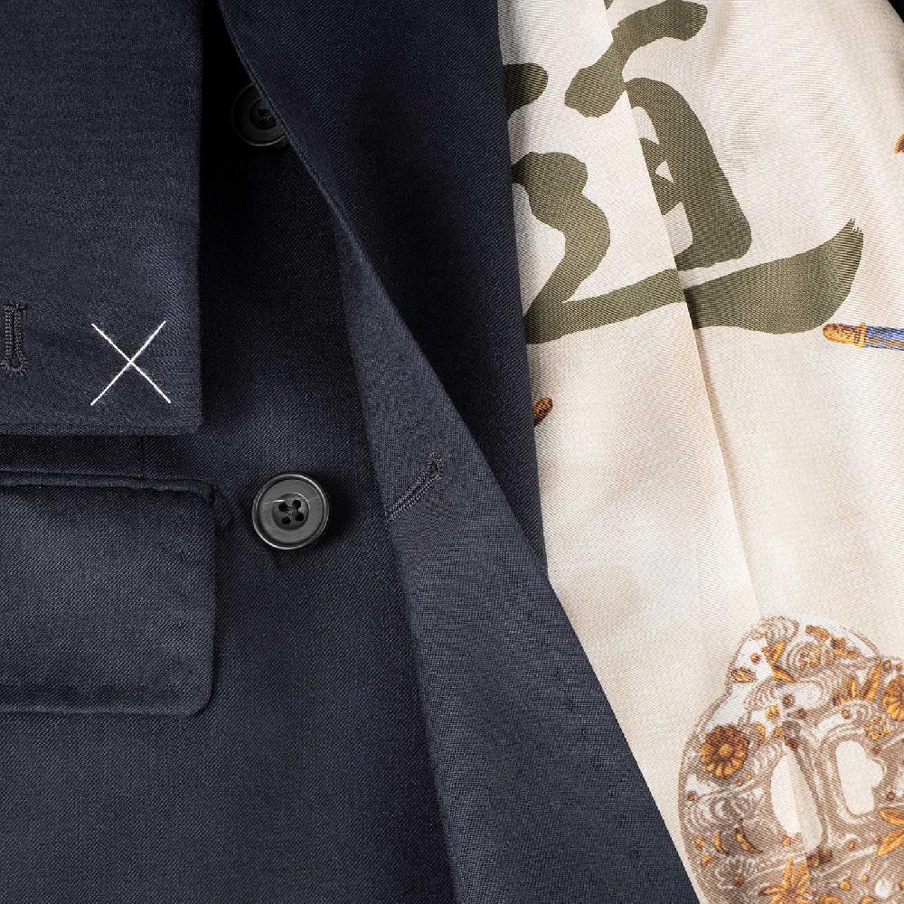 Rubinacci Serie Limitata Samurai Giacca In Cashmere Blu