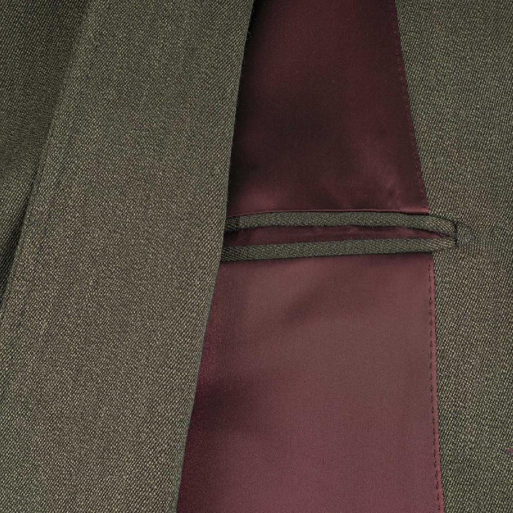 Rubinacci Vintage Archive Cappotto Raglan In Diagonale Di Lana Verde