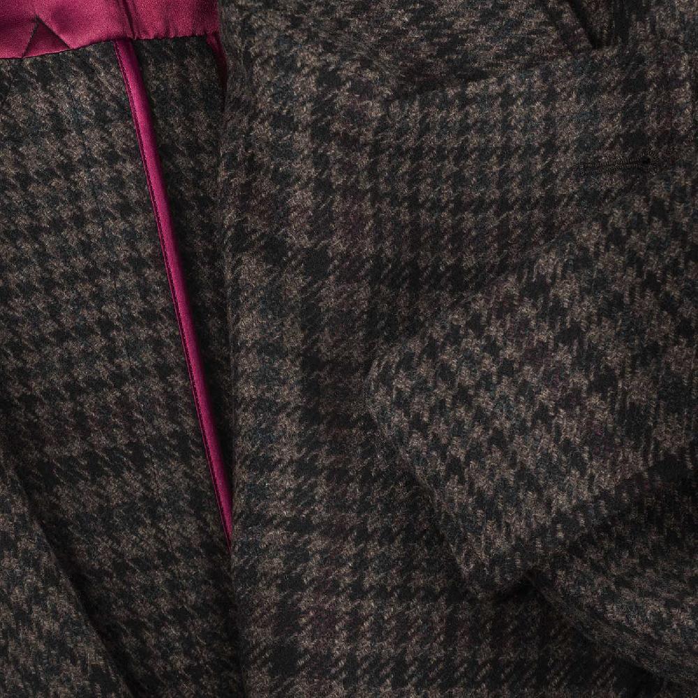 Rubinacci Vintage Archive Cappotto Ulster In Lana E Cashmere A Quadri Marrone