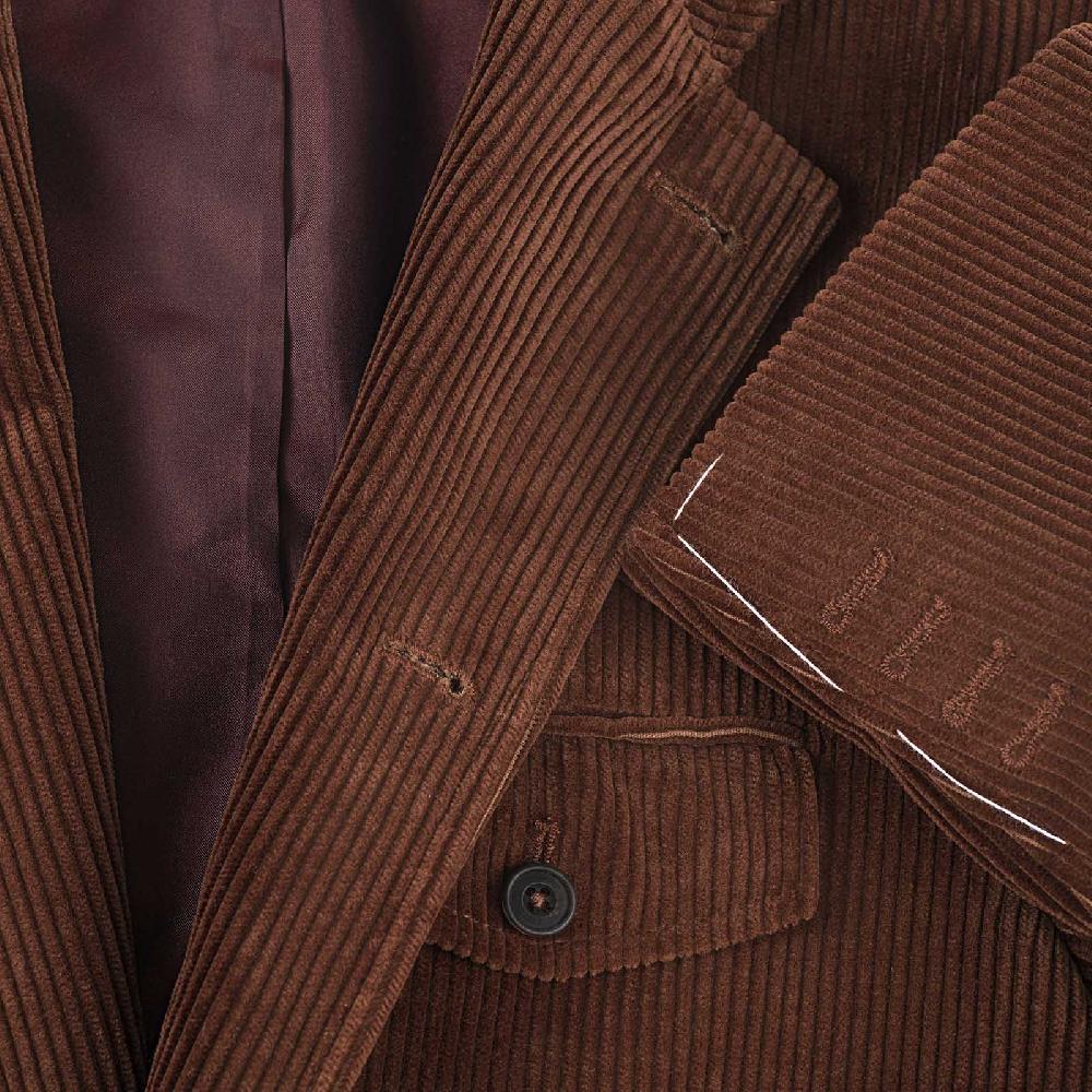 Rubinacci Vintage Archive Giacca Stefano In Velluto A Coste Marrone