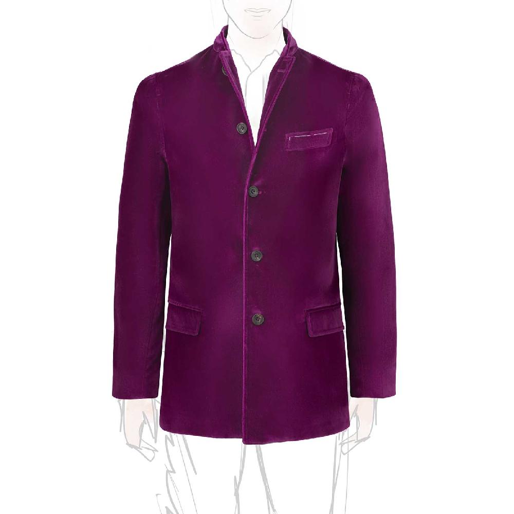 Rubinacci Vintage archive giacca Vienna in velluto bouganville