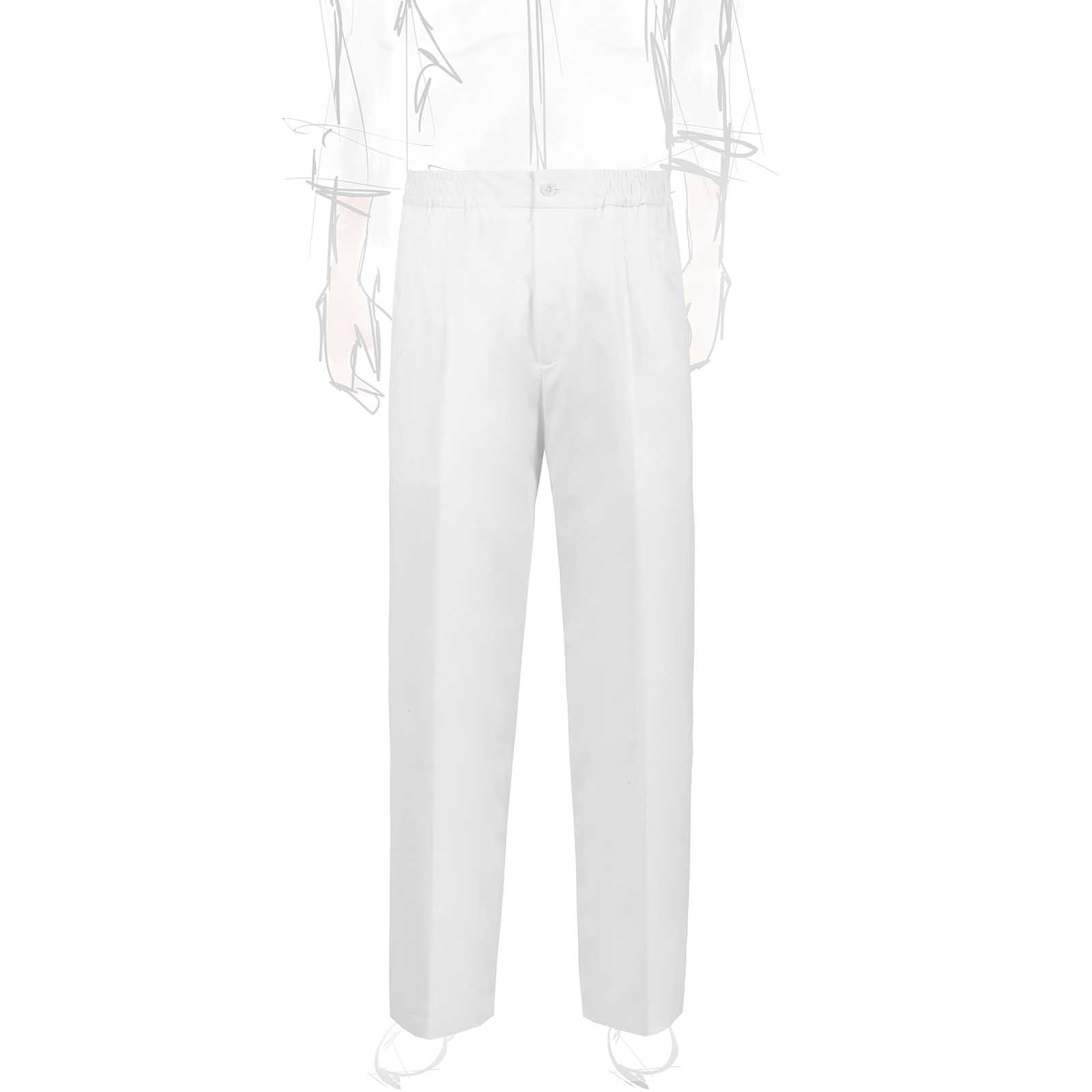 Rubinacci Vintage archive pantalone leisure in cotone bianco Rubinacci Vintage archive pantalone leisure in cotone bianco