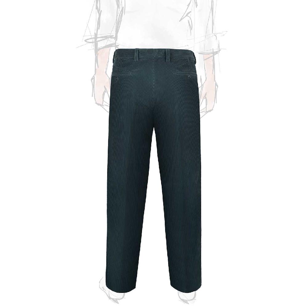 Rubinacci Vintage Archive Pantalone Velluto A Coste Con Pinces Ottanio