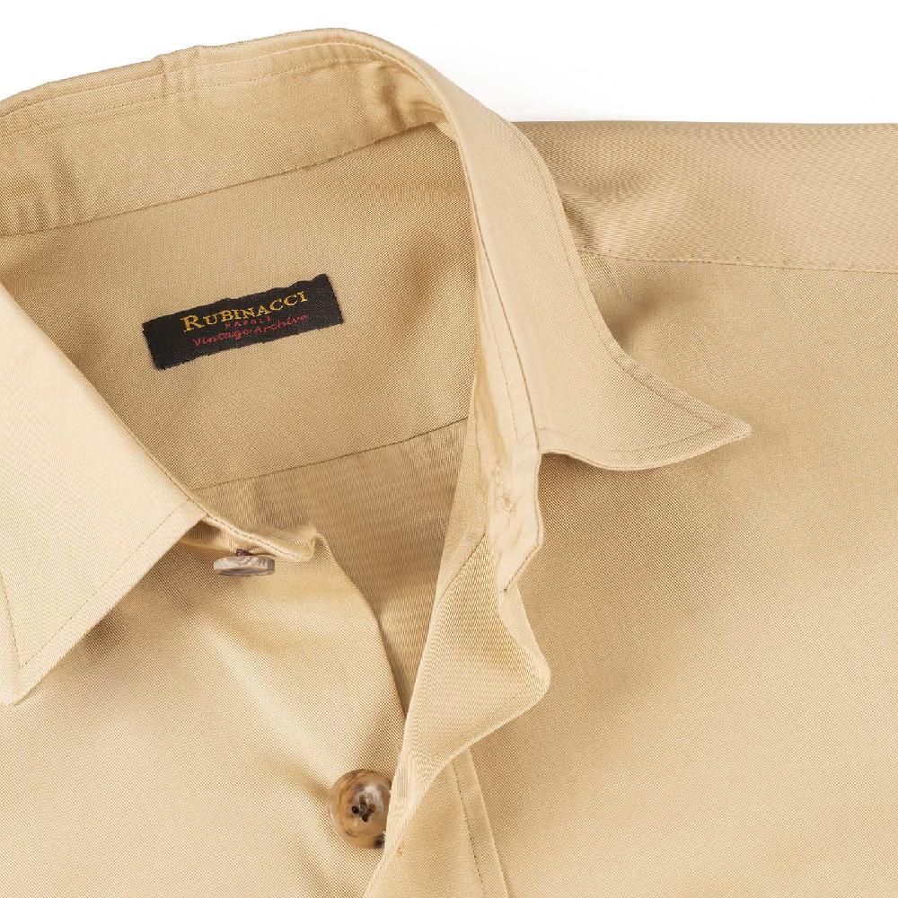 Rubinacci Vintage Archive Sahariana In Cotone Beige