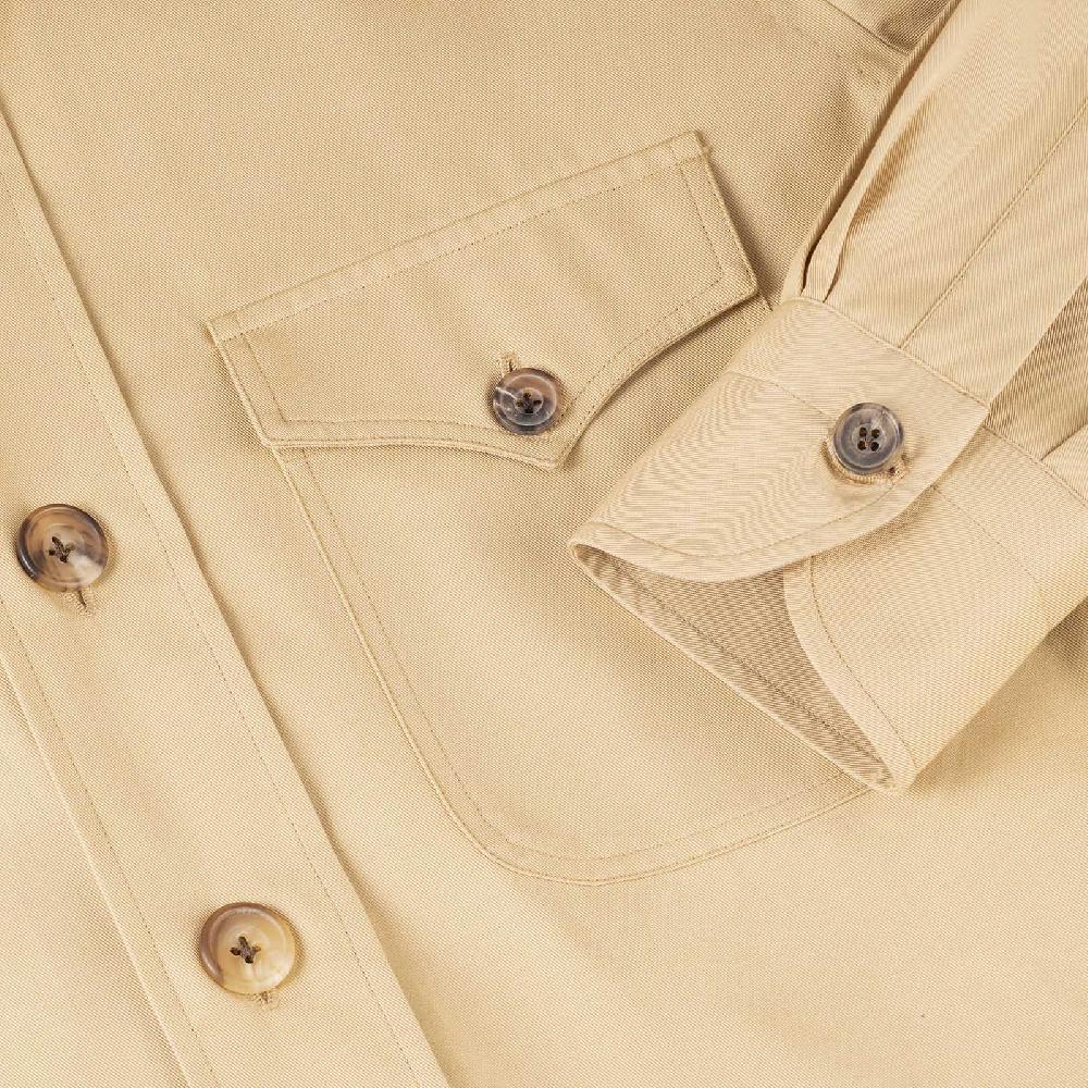 Rubinacci Vintage Archive Sahariana In Cotone Beige