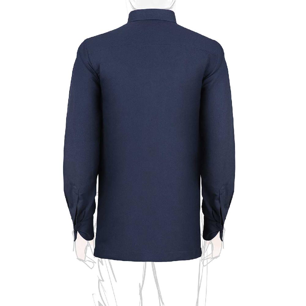 Rubinacci Vintage Archive Sahariana In Cotone Blu Denim