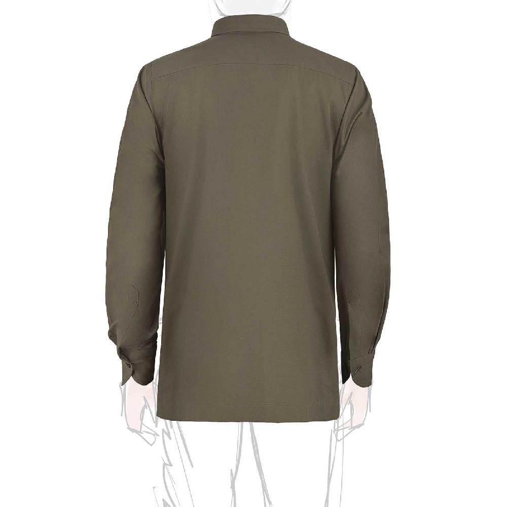 Rubinacci Vintage Archive Sahariana In Cotone Oliva