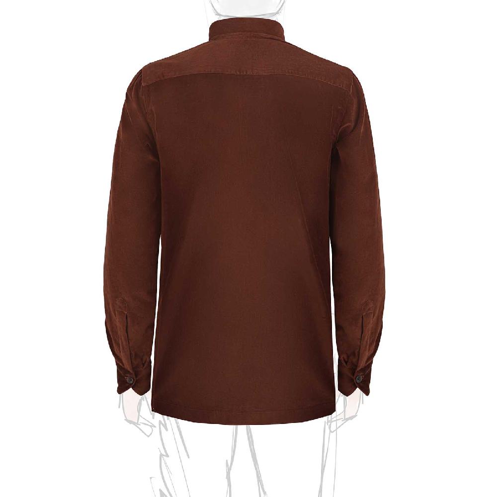 Rubinacci Vintage Archive Sahariana In Velluto Bruciato