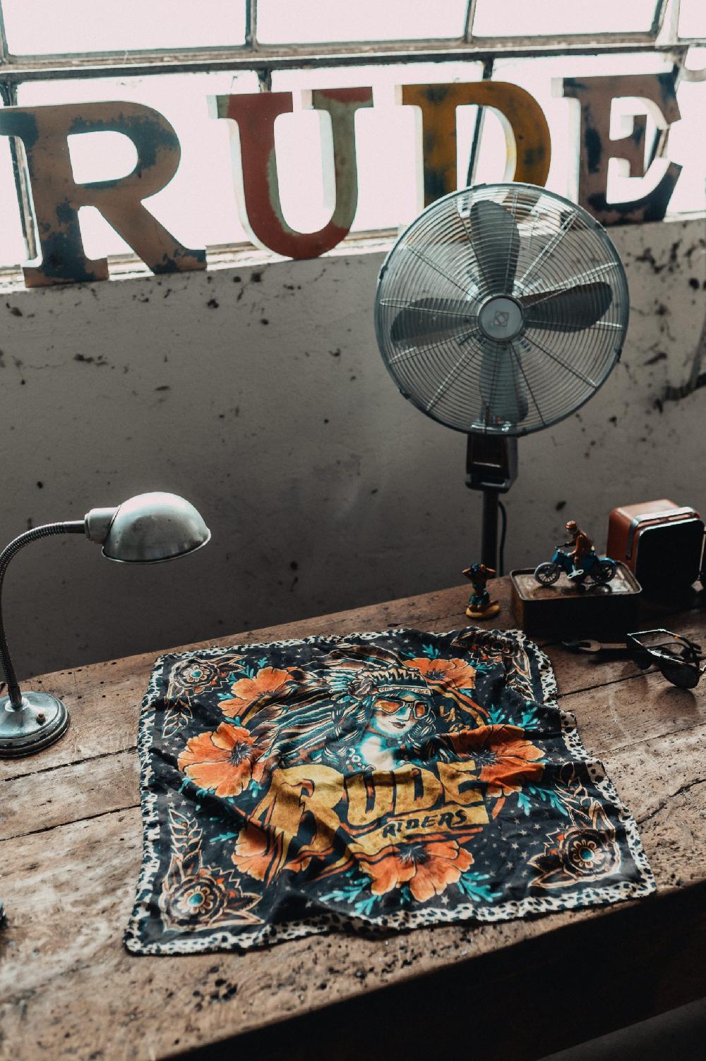 Rude Riders Bandana Black Indian