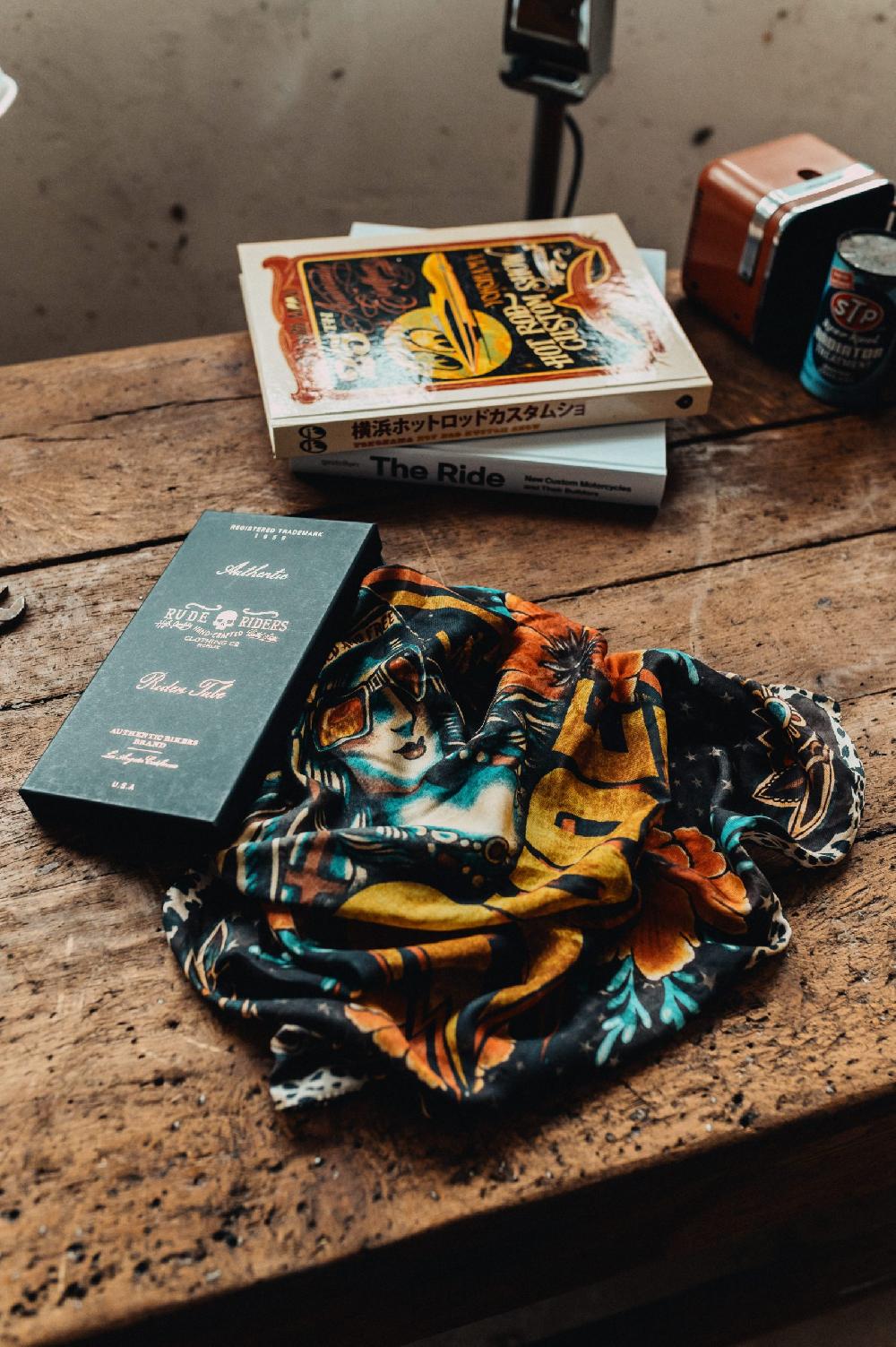 Rude Riders Bandana Black Indian