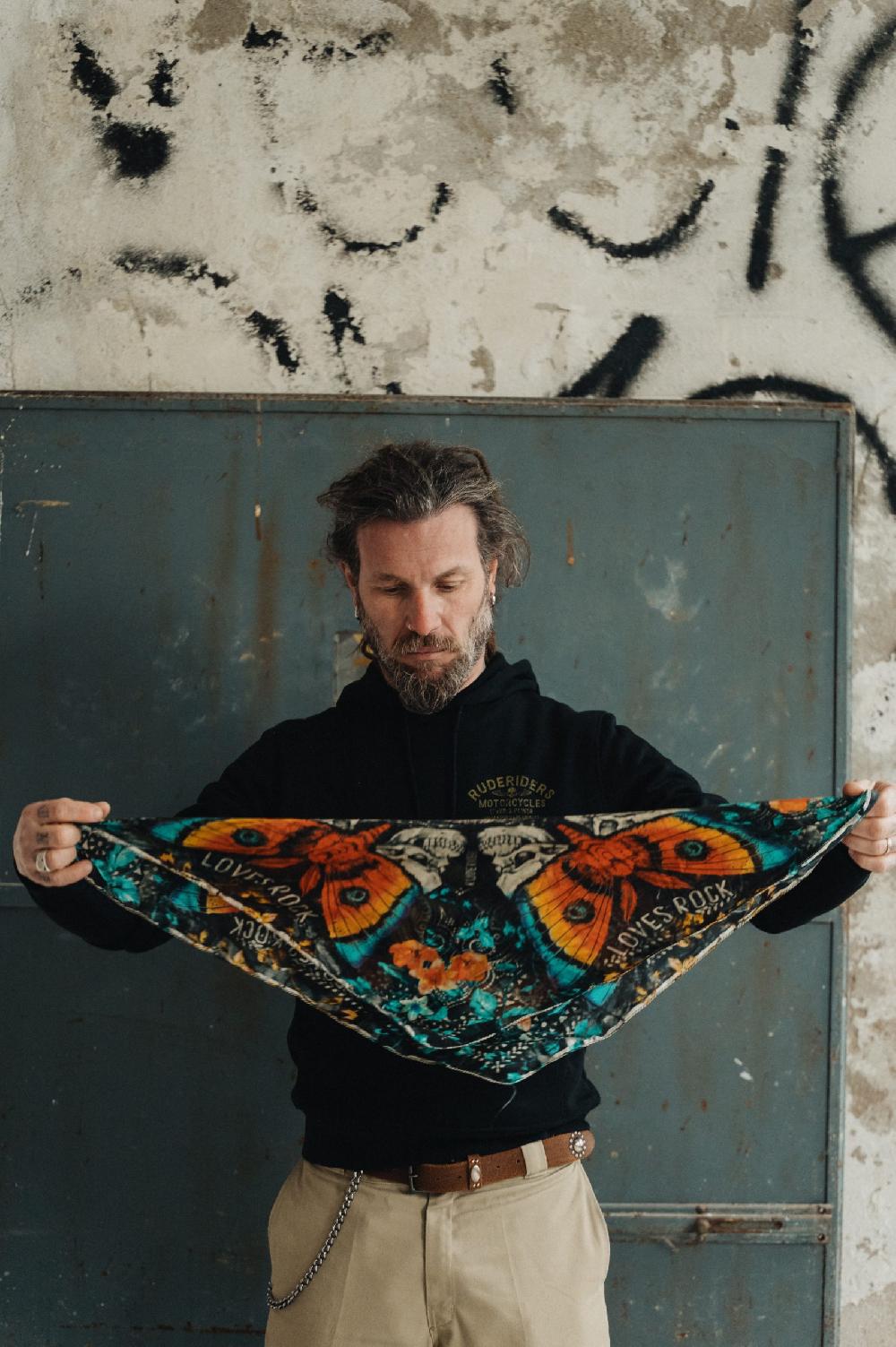 Rude Riders Bandana Butterfly