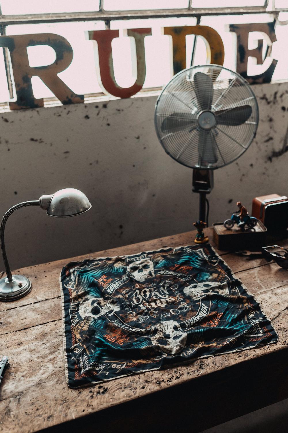 Rude Riders Bandana Flying Skull