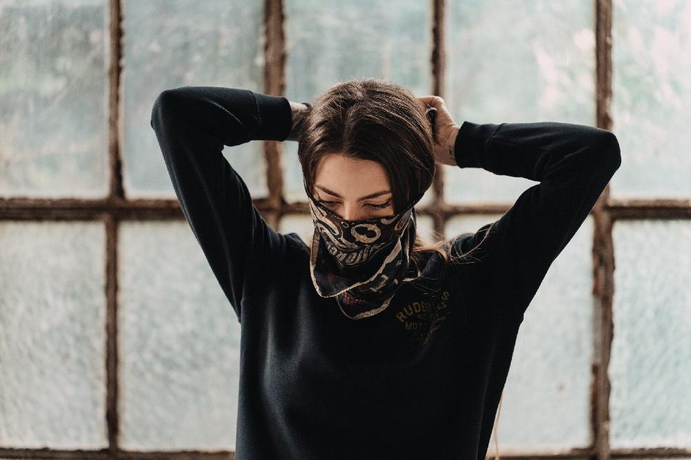 Rude Riders Bandana Flying Skull