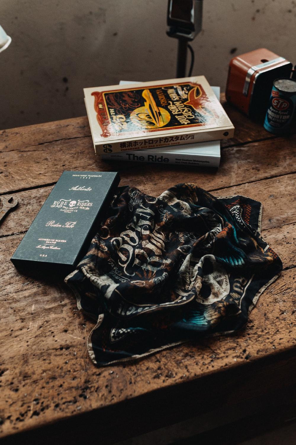 Rude Riders Bandana Flying Skull