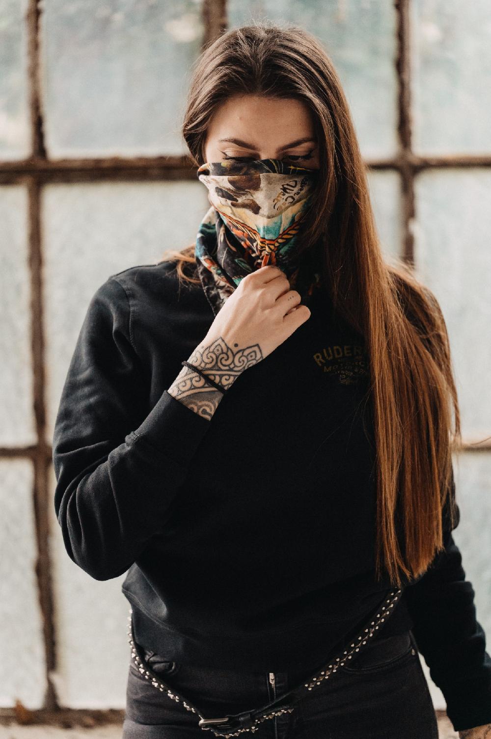 Rude Riders Bandana Skull&Butterfly