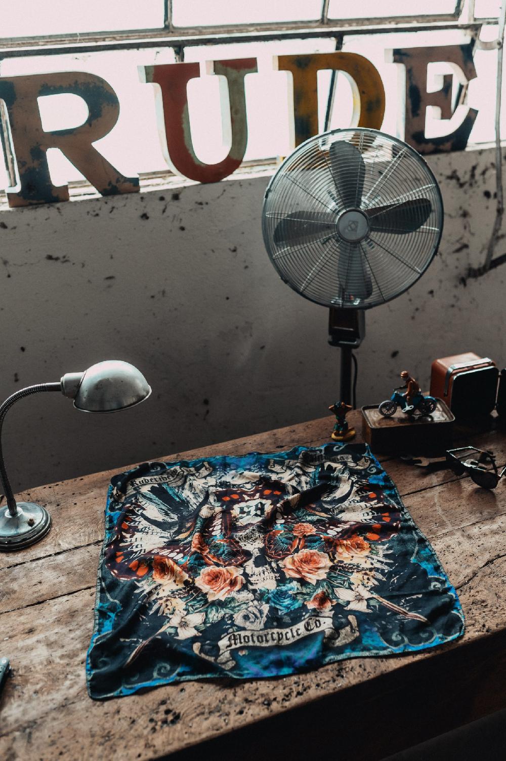 Rude Riders Bandana Skull&Roses