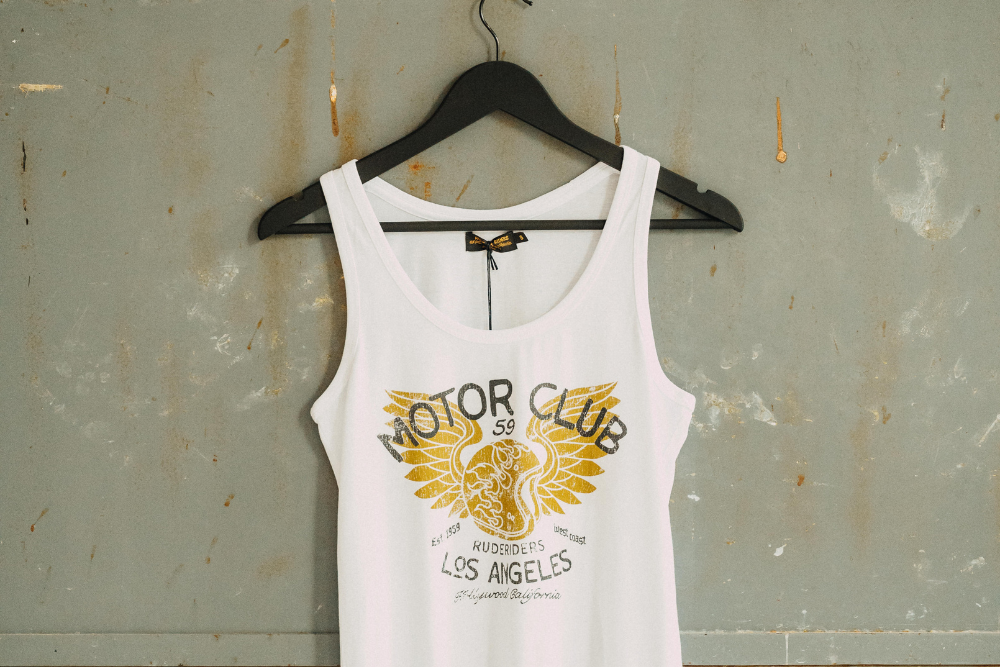 Rude Riders Canotta Donna Motor Brigade Bianca