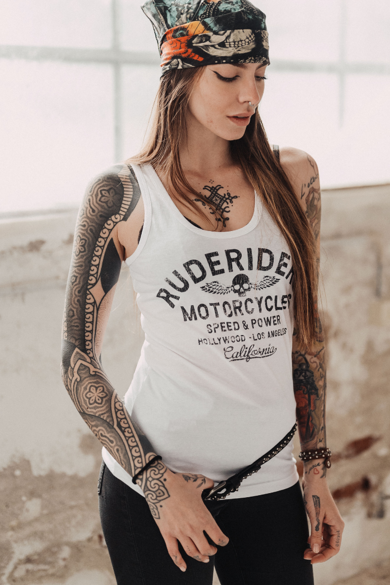 Rude Riders Canotta Donna Rude Riders Bianca