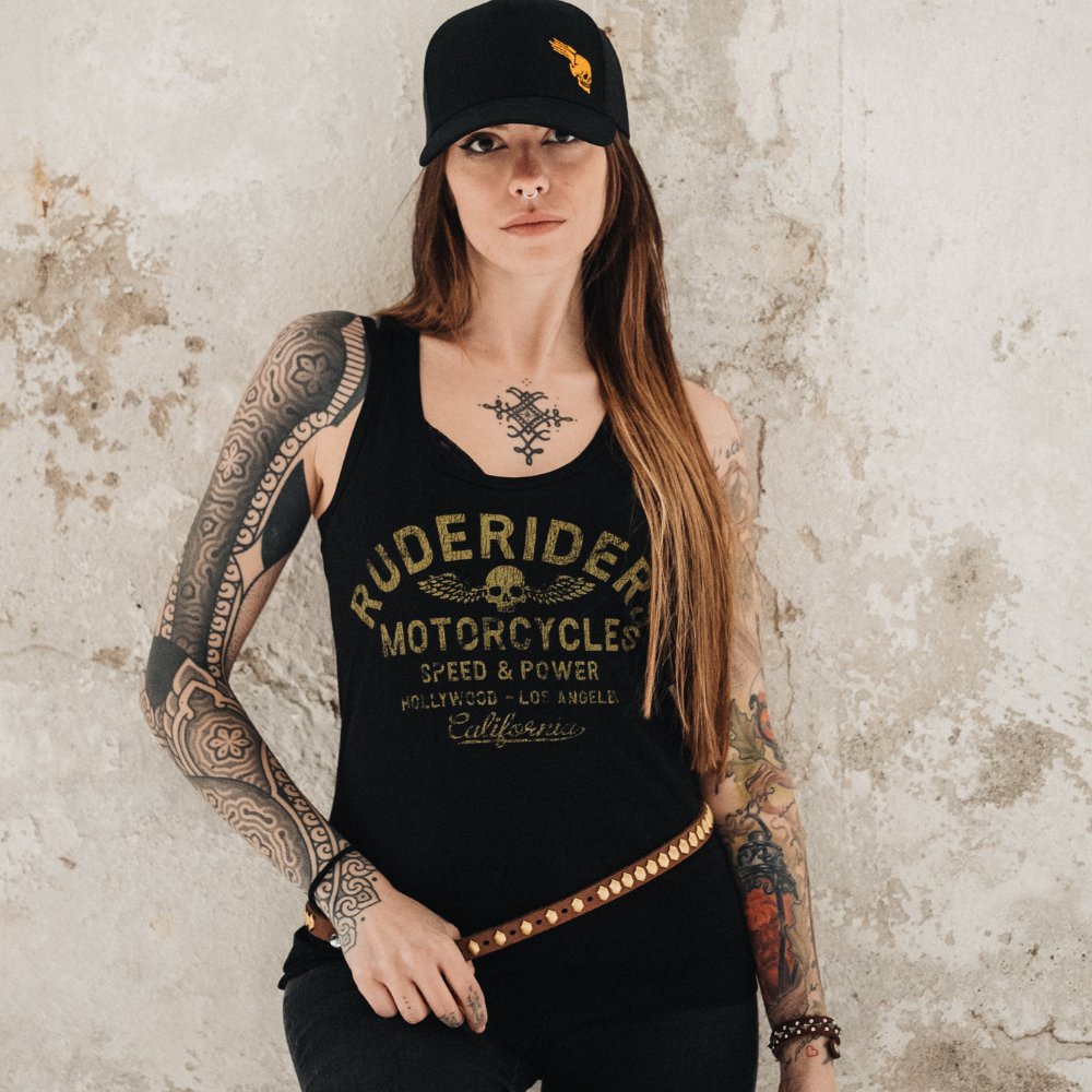 Rude Riders Canotta Donna Rude Riders Nera