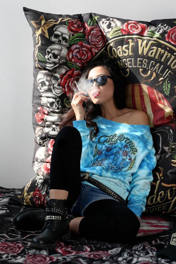 Rude Riders Felpa Donna California