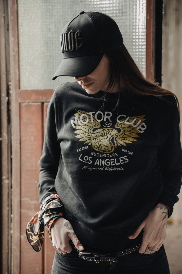 Rude Riders Felpa Donna Motor Brigade