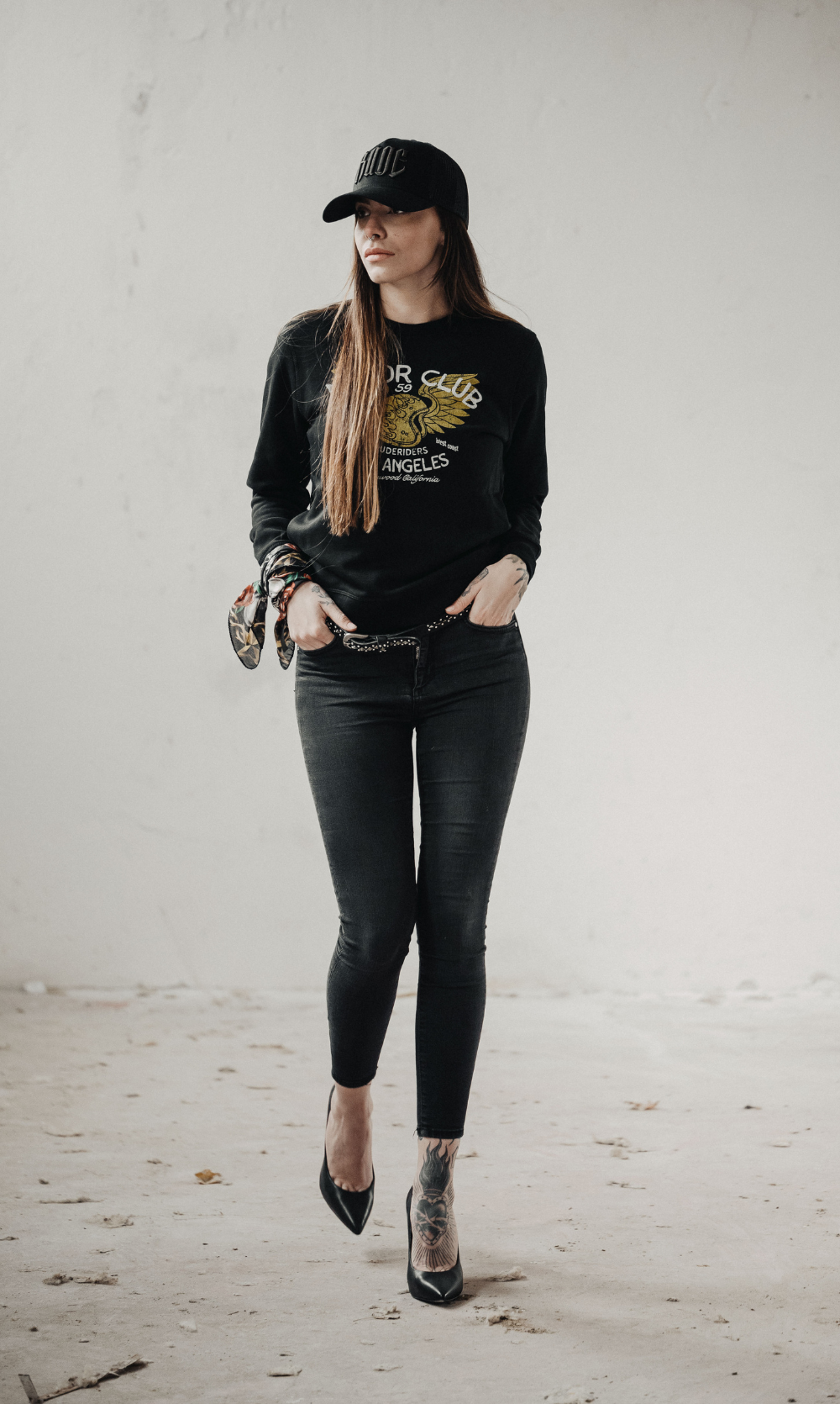 Rude Riders Felpa Donna Motor Brigade