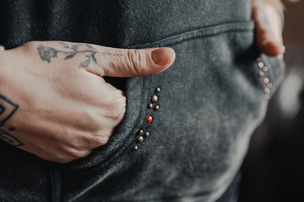 Rude Riders Felpa Donna Studs