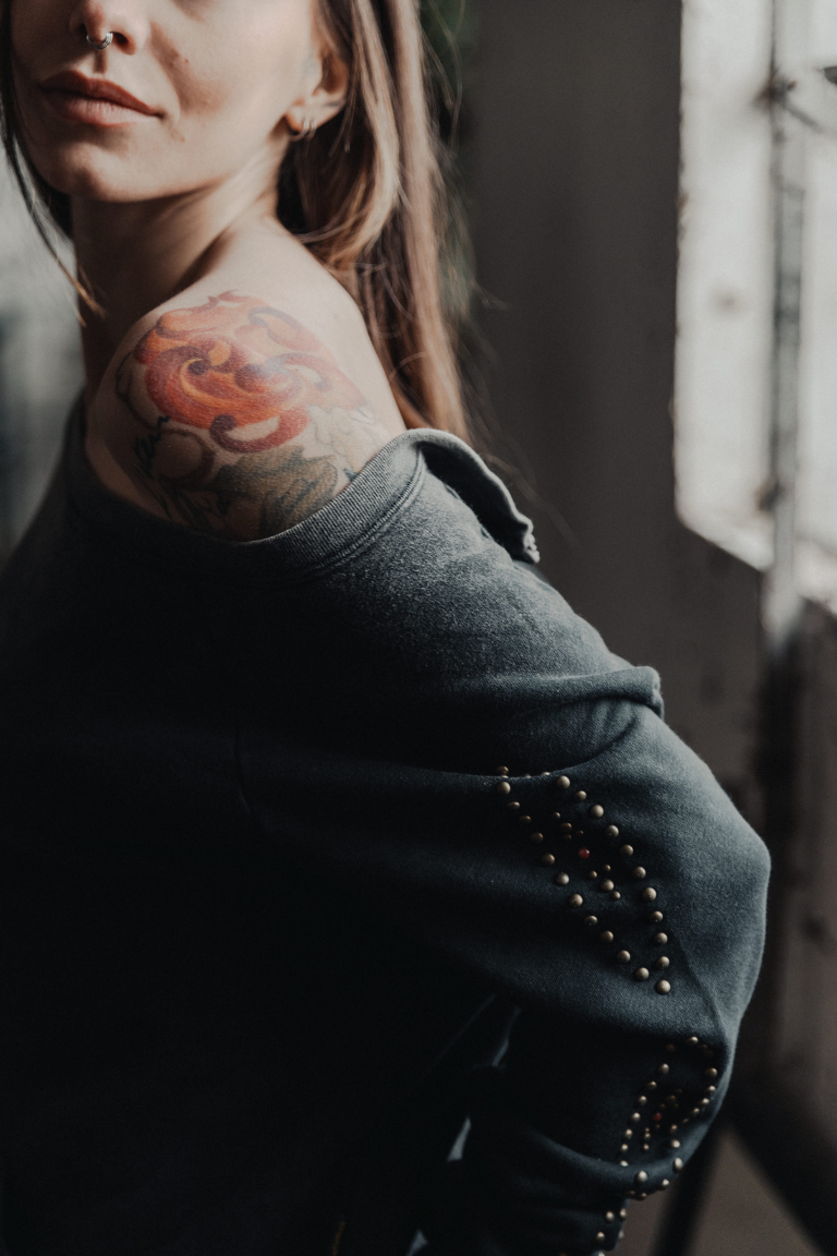 Rude Riders Felpa Donna Studs