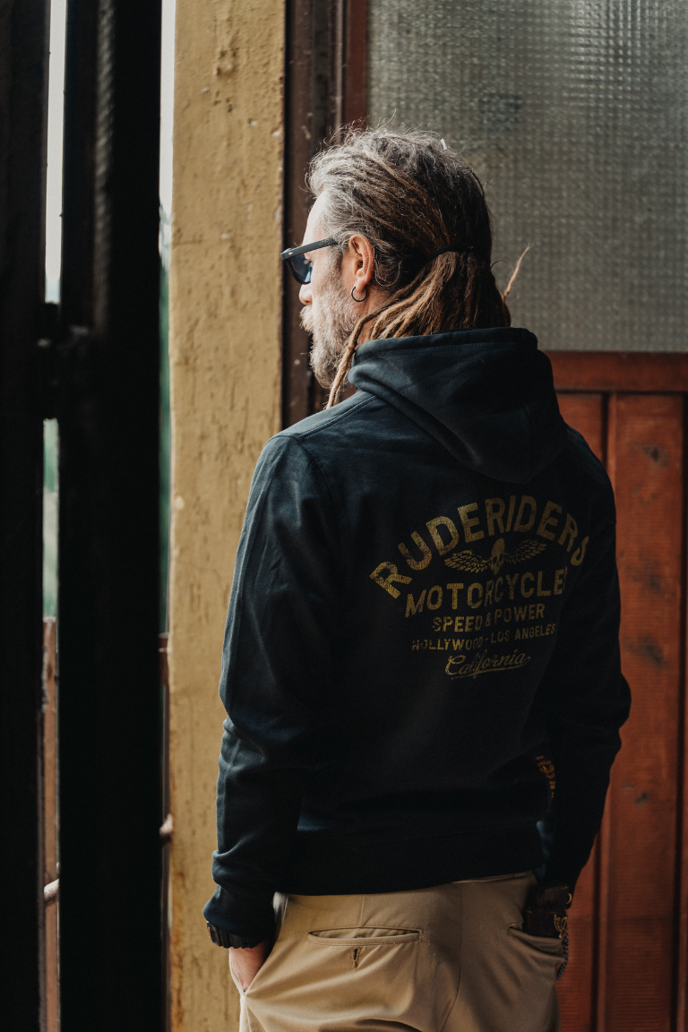 Rude Riders Felpa Unisex Cappuccio Ruderiders