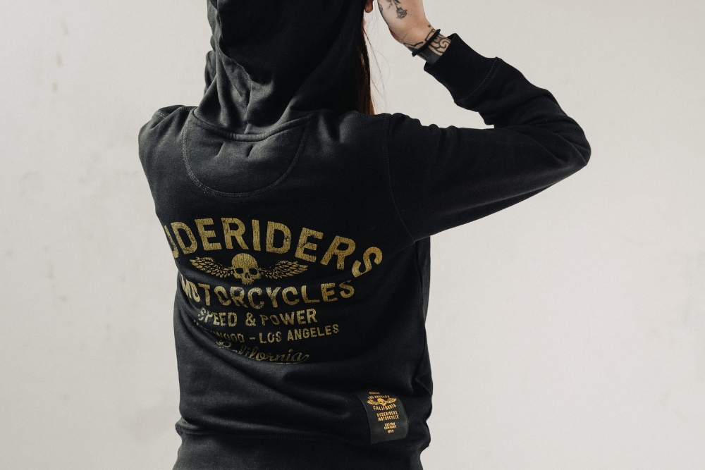 Rude Riders Felpa Unisex Cappuccio Ruderiders