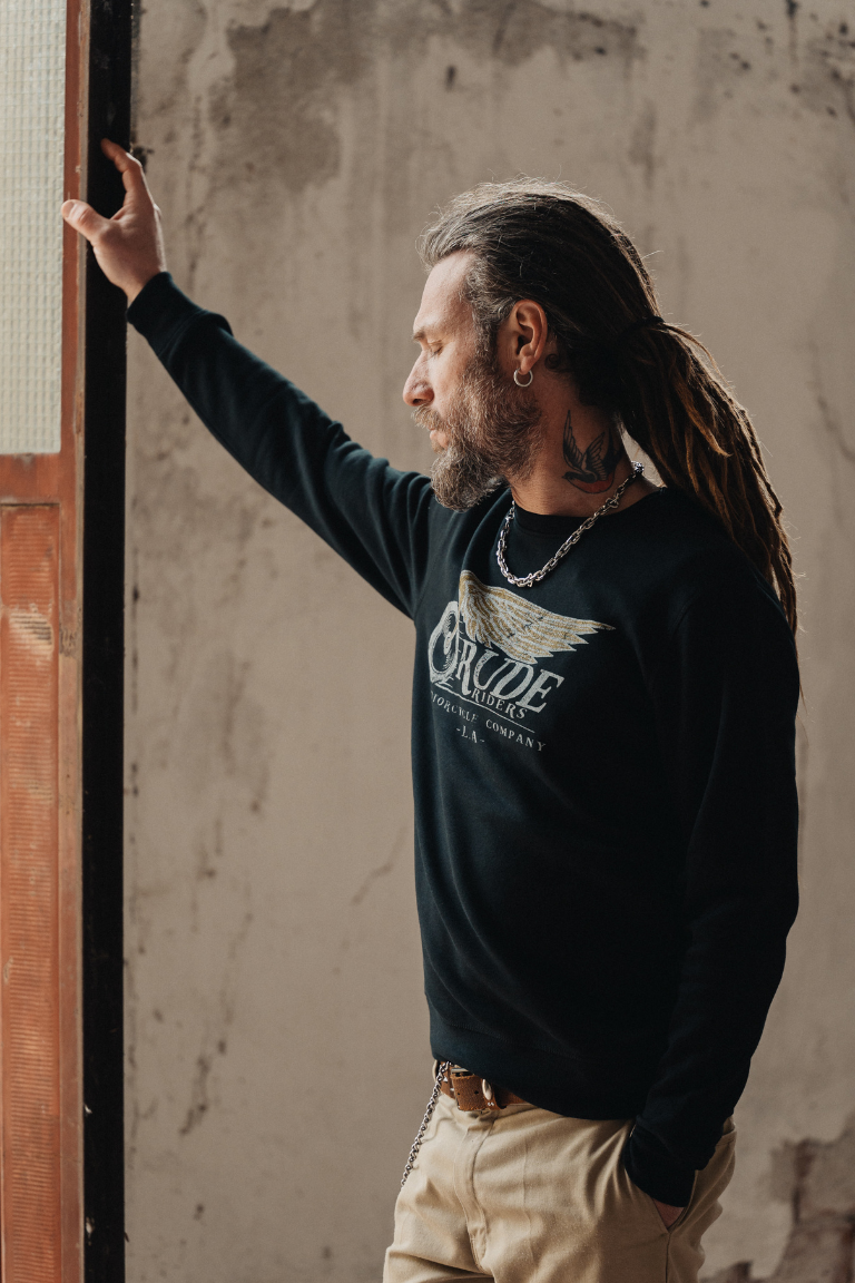 Rude Riders Felpa Unisex Flying Wheel