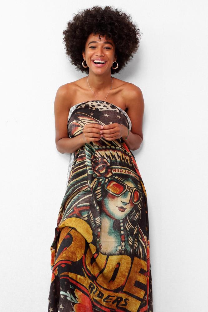 Rude Riders Foulard Black Indian