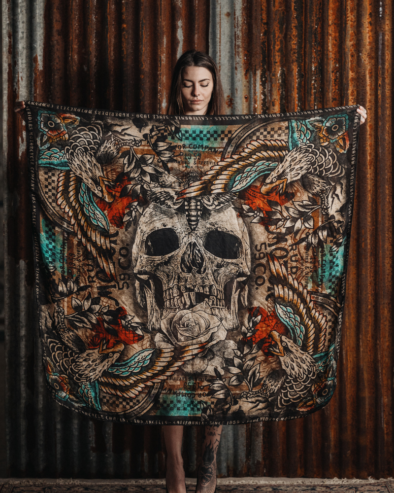 Rude Riders Foulard Skull & Eagle