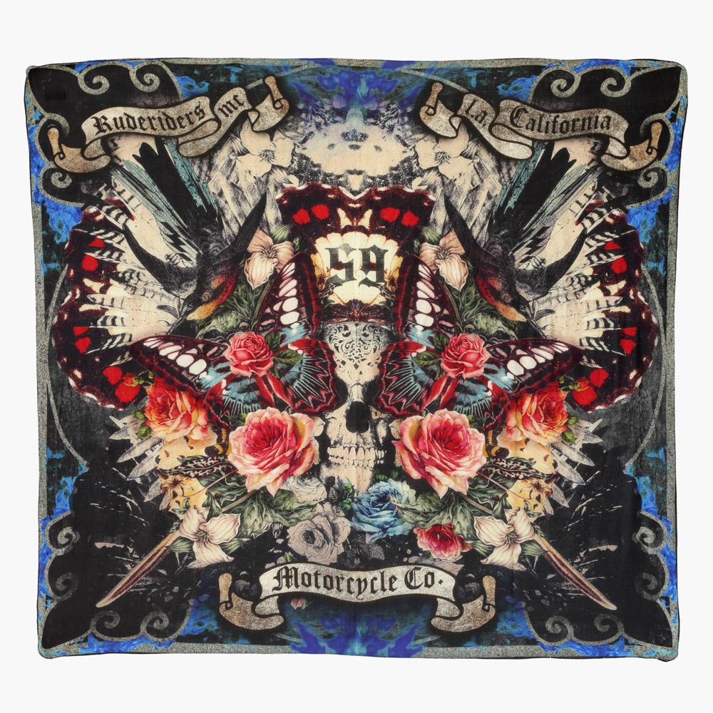Rude Riders Foulard Skull & Roses
