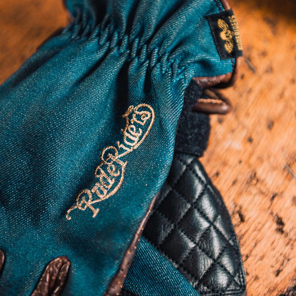 Rude Riders Guanti Moto Urban Denim Blue