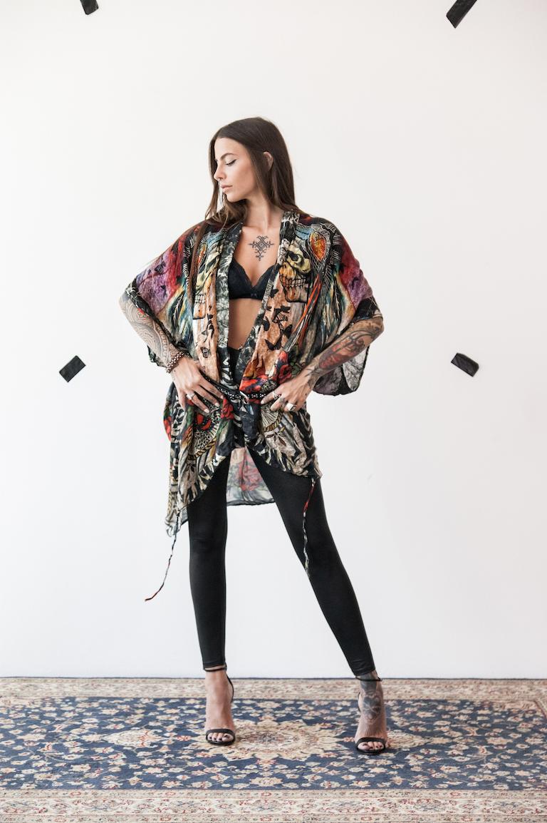 Rude Riders Kimono Donna Flying Indian