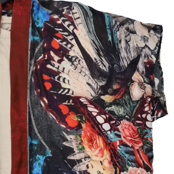 Rude Riders Kimono Donna Skull & Roses