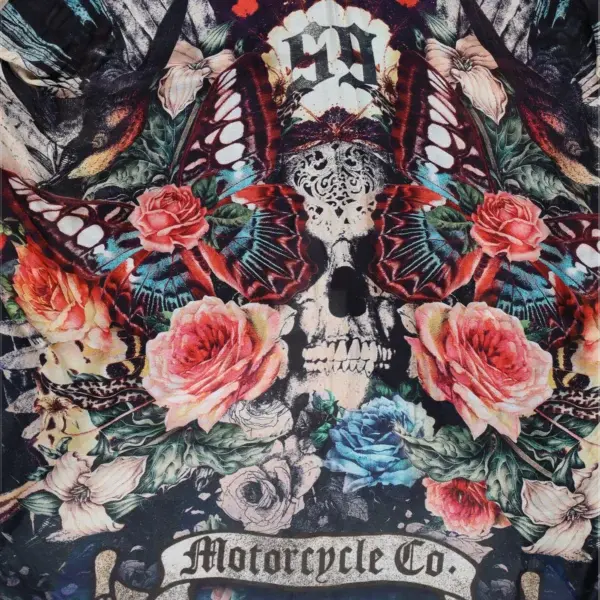 Rude Riders Kimono Donna Skull & Roses