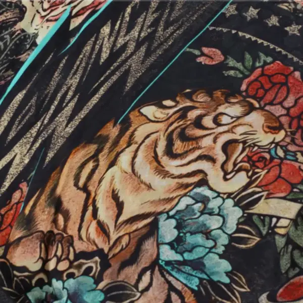 Rude Riders Kimono Donna Tiger