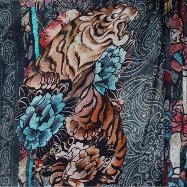 Rude Riders Kimono Donna Tiger