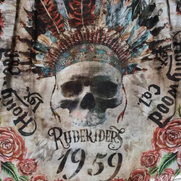 Rude Riders Shirt Donna Indian