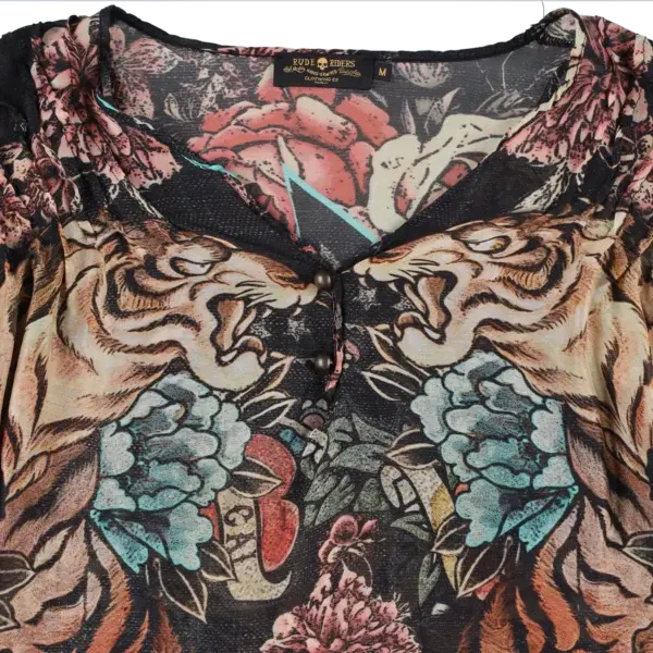 Rude Riders Shirt Donna Tiger