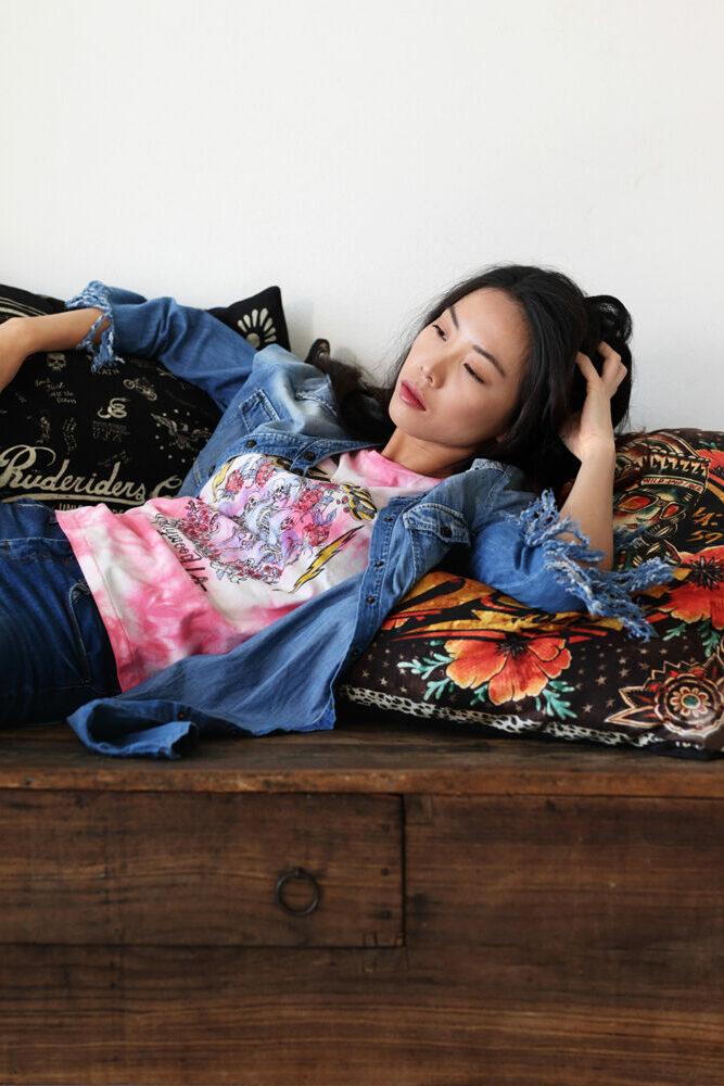 Rude Riders T-Shirt Donna California