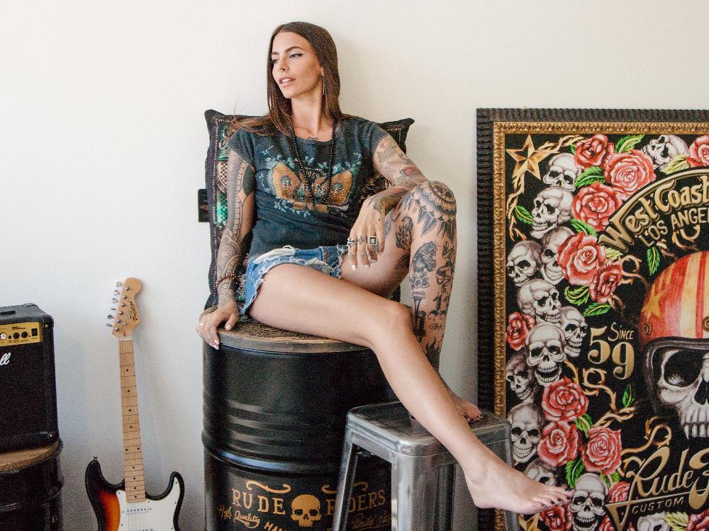 Rude Riders T-Shirt Donna Los Angeles