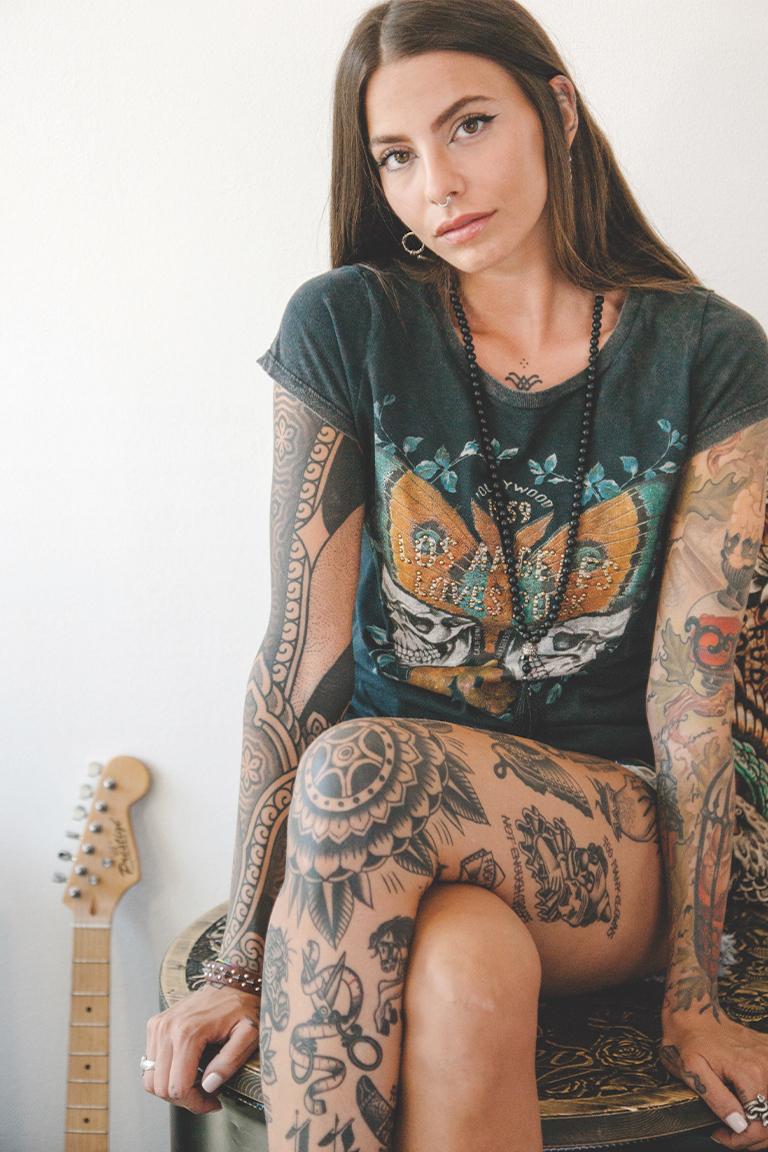 Rude Riders T-Shirt Donna Los Angeles